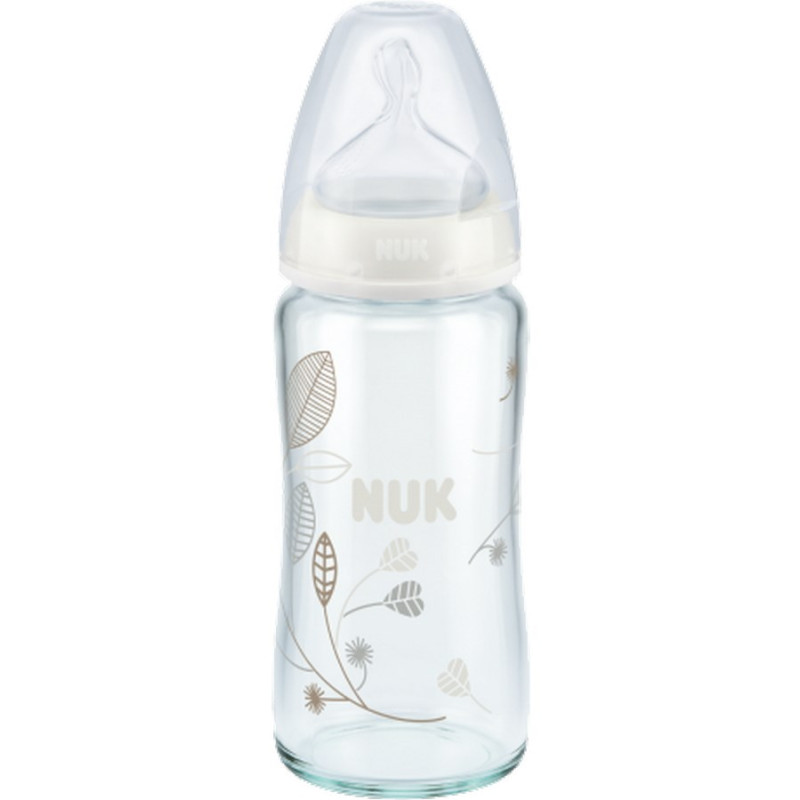 Skleněná kojenecká láhev NUK First Choice