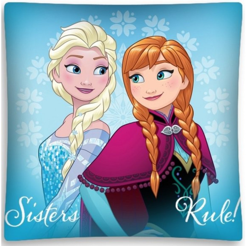 Povlak na polštářek Frozen Anna a Elsa