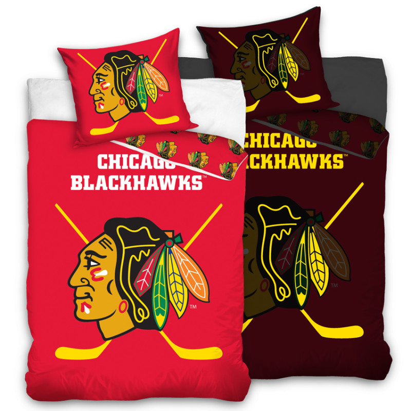 Povlečení NHL Chicago Blackhawks - svítící