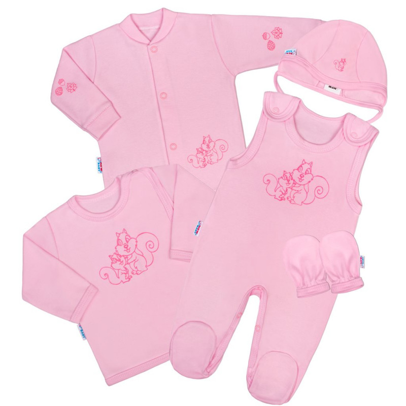 Souprava New Baby Veverky 5-dílná
