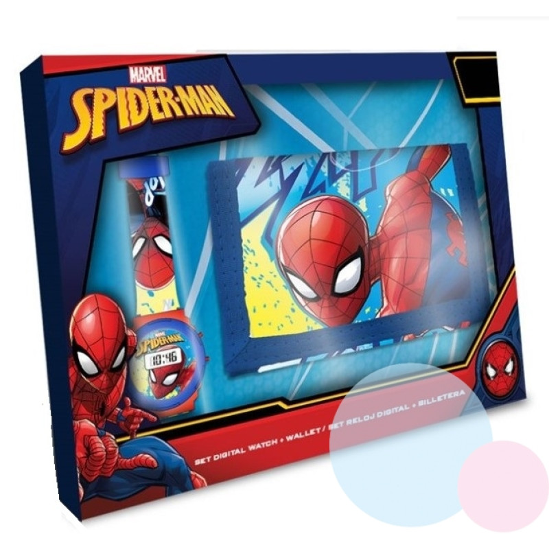 Hodinky a peněženka Spiderman