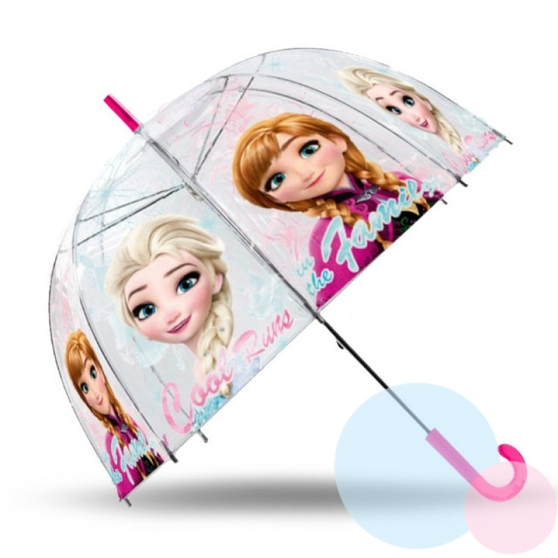 Deštník Frozen průhledný