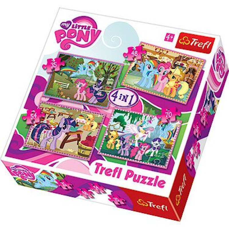 PUZZLE My Little Pony 4 v 1