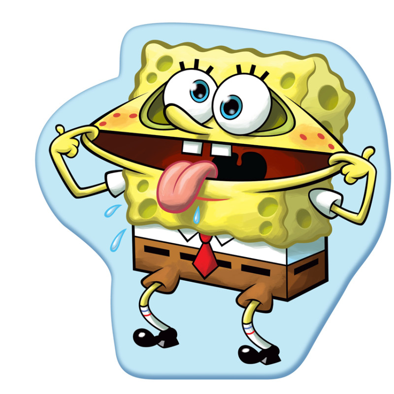 Polštářek Rozpustilý Sponge Bob 3D