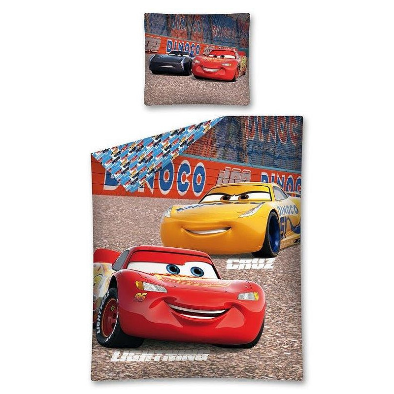 Povlečení Cars 3 Blesk a Cruz