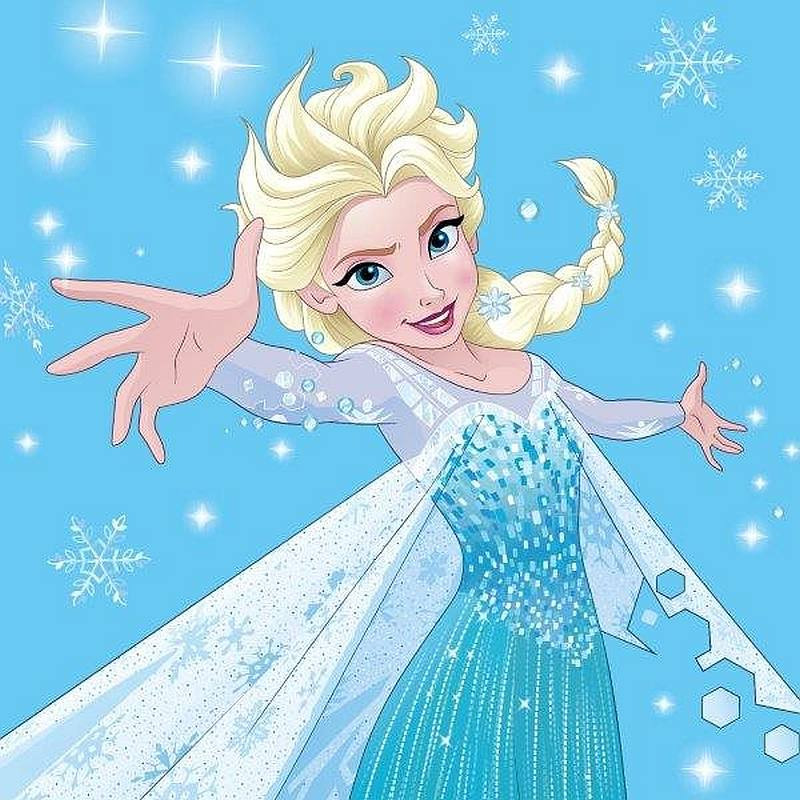 Magický ručníček Ledové Království Elsa