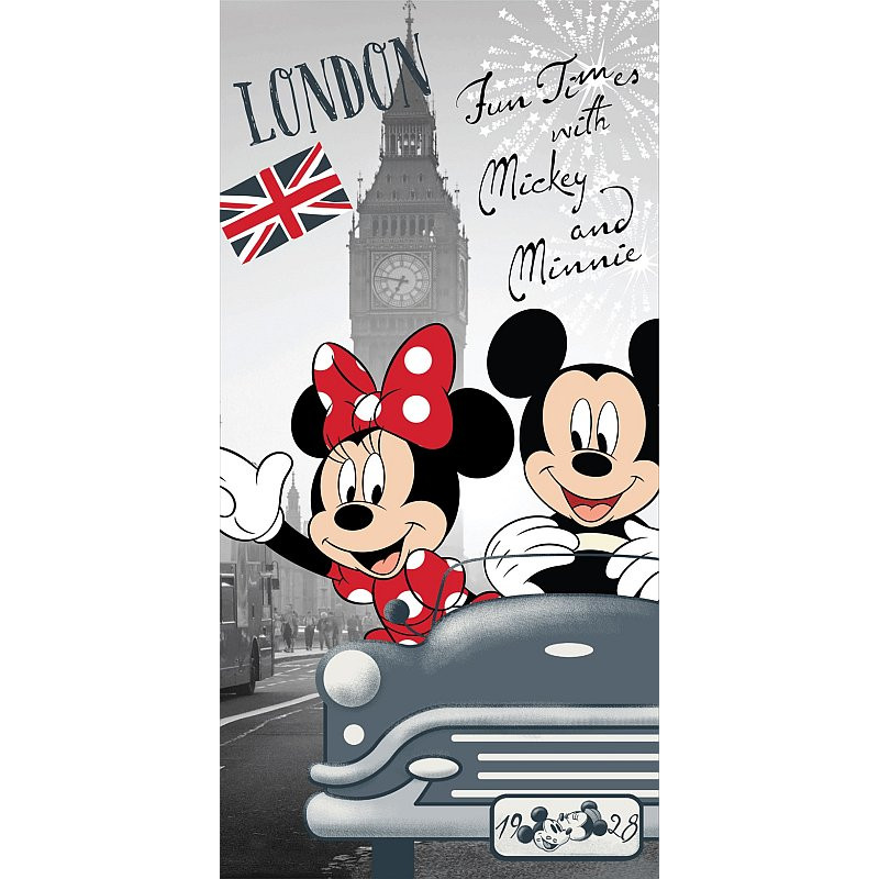 Osuška Mickey a Minnie v Londýně