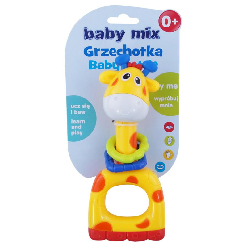 Chrastítko Baby Mix žirafa