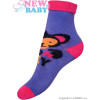 Ponožky New Baby fialové s opicí