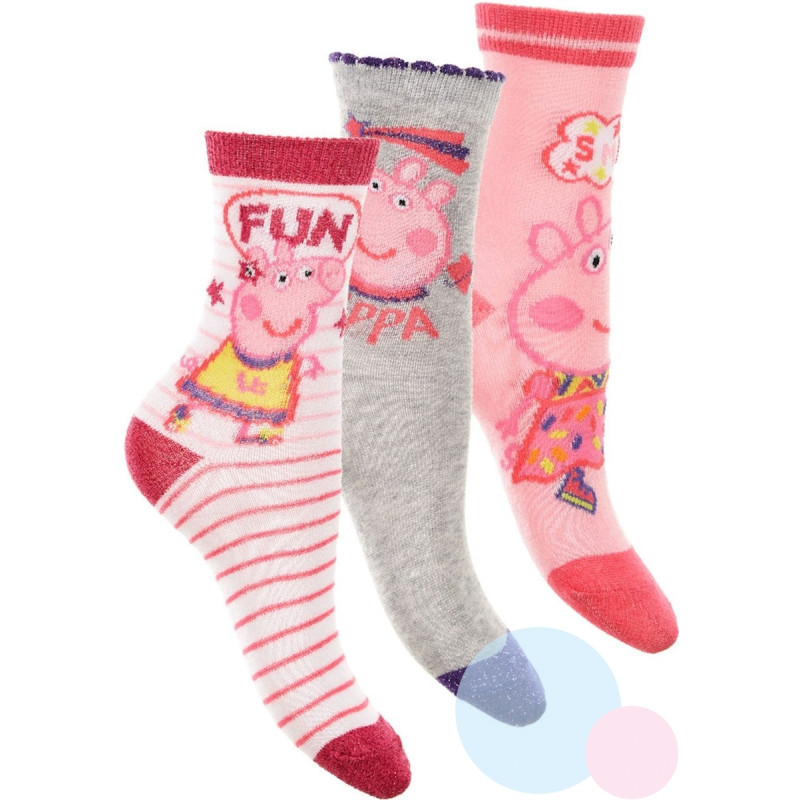 Ponožky Peppa Pig 3ks