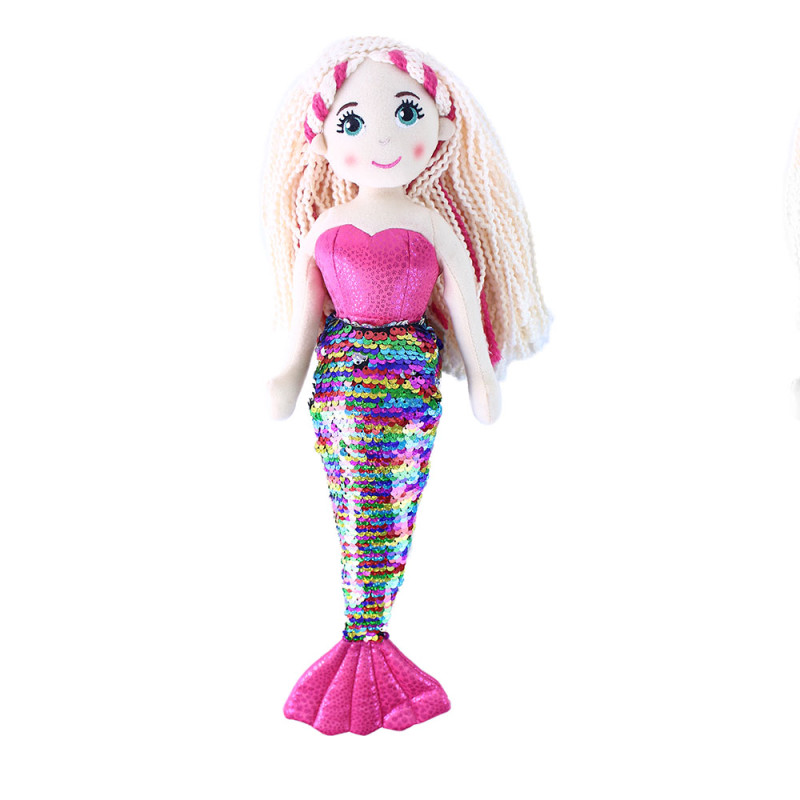 Hadrová panenka mořská panna Šupinka 45 cm