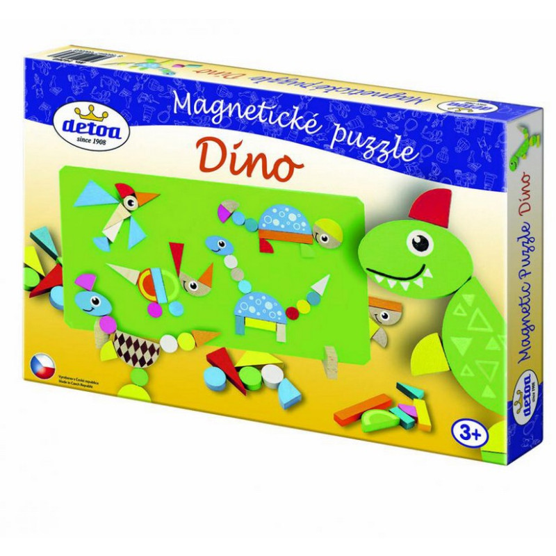 Puzzle magnetické - Dino