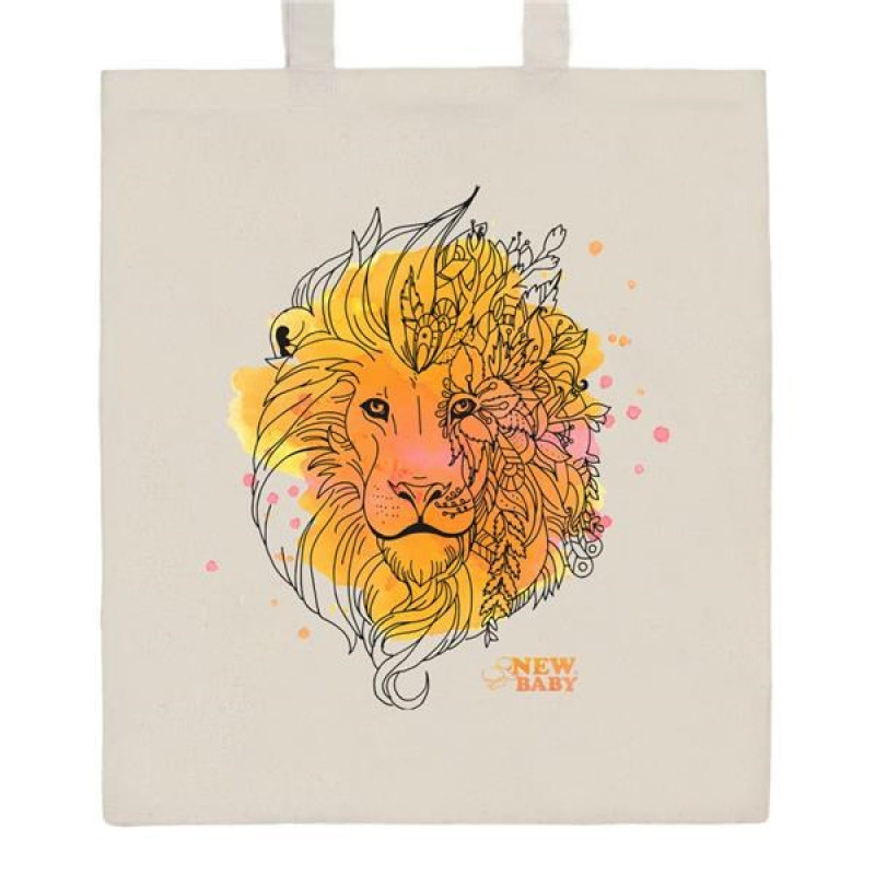 Nákupní taška přírodní Lev