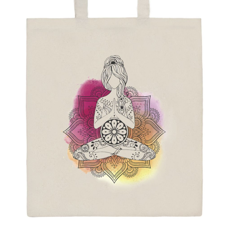 Nákupní taška přírodní Mandala