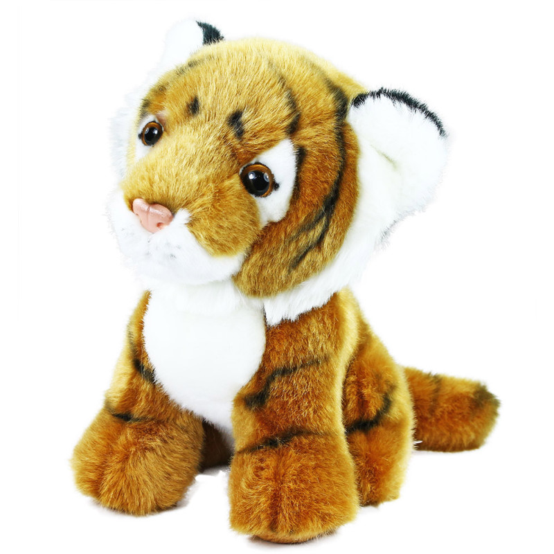 Plyšový tygr sedící, 18 cm