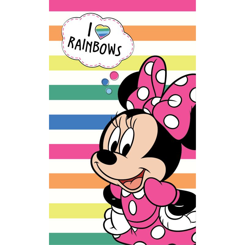 Ručník Minnie Rainbow