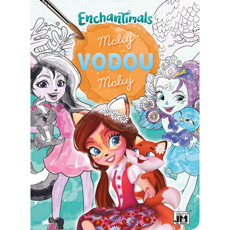 Omalovánka maluj vodou A4 Enchantimals