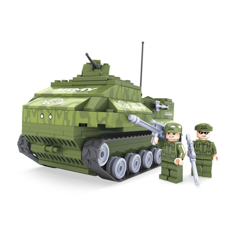 Stavebnice AUSINI armádní tank 199 dílů
