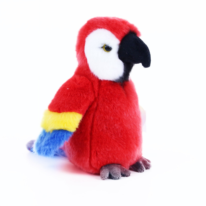 Plyšový papoušek 18 cm
